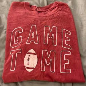 GAME TIME Football t shirt size medium
